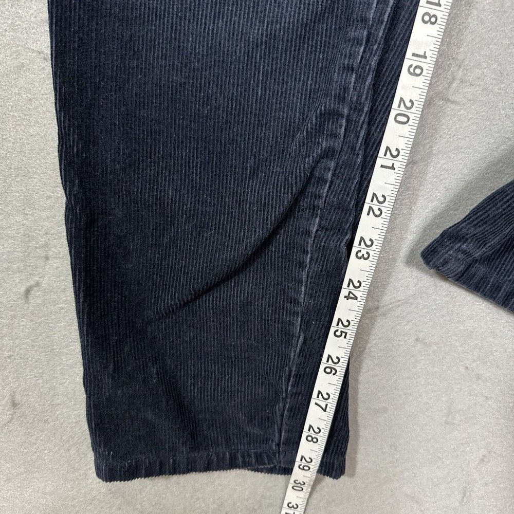 CJ Banks Dress Pants Womens Plus 14W Average Blue Corduroy Career  100% Cotton - Picture 6 of 10